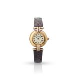 Must de Cartier. A Ladies gold-plated silver quartz wristwatch