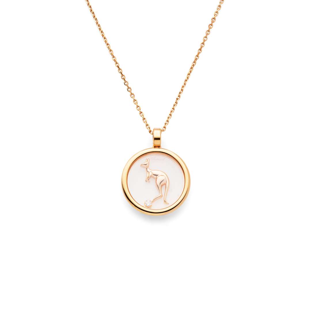 Chopard: A limited edition 'Animal World' Kangaroo diamond pendant