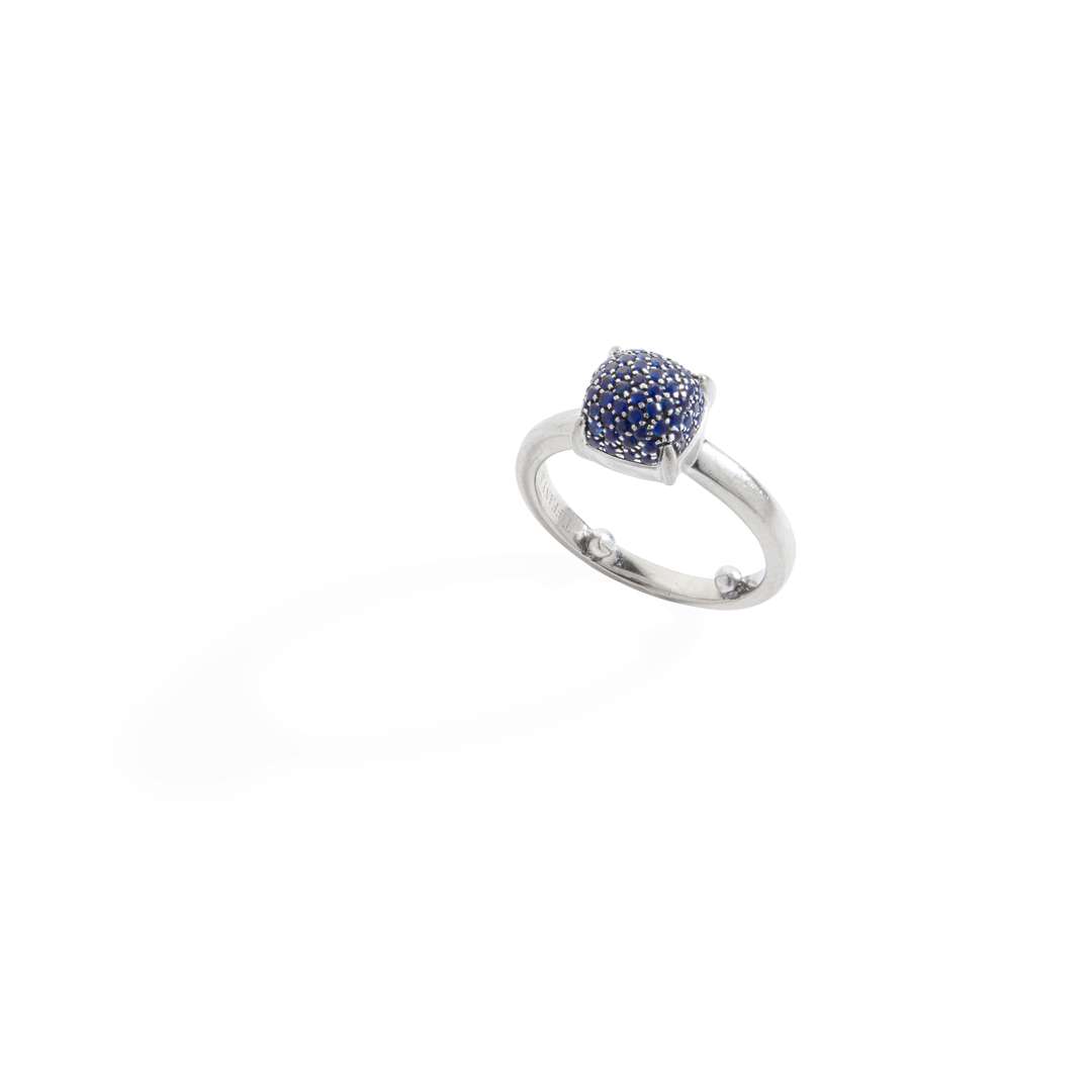 Paloma Picasso for Tiffany & Co: A sapphire 'Sugar Stack' ring