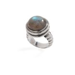 Theo Fennell: A silver and labradorite 'Whisper' ring