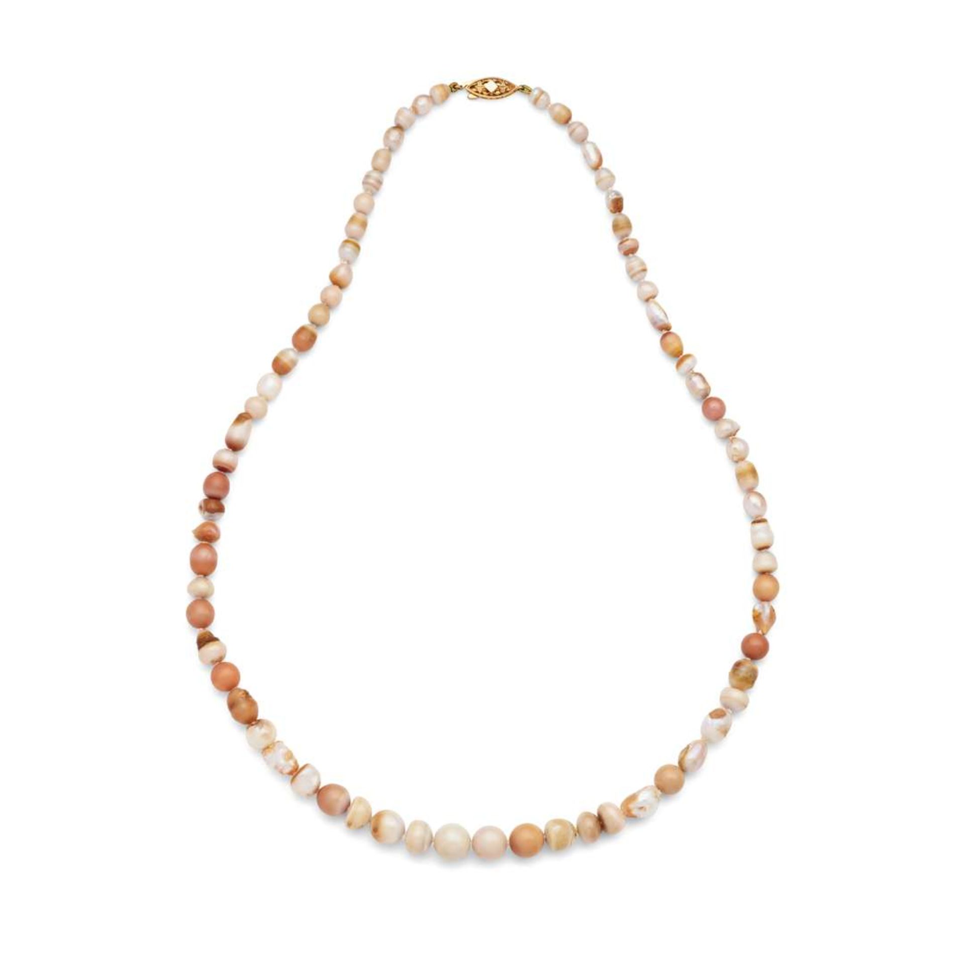 A Scottish Freshwater pearl necklace