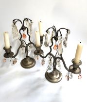 A pair of antique/vintage French candelabra.