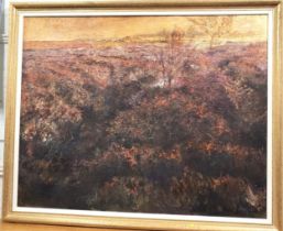 Pam Masco (1953-2018) Autumn landscape (1 of 4 seasons artwork). Oil on canvas. 120cm x 150cm