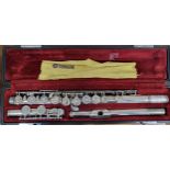 A Yamaha YFL211S flute in fitted case