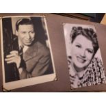 Hollywood Stars of the Silver Screen, Black and White photographs and postcards some originally