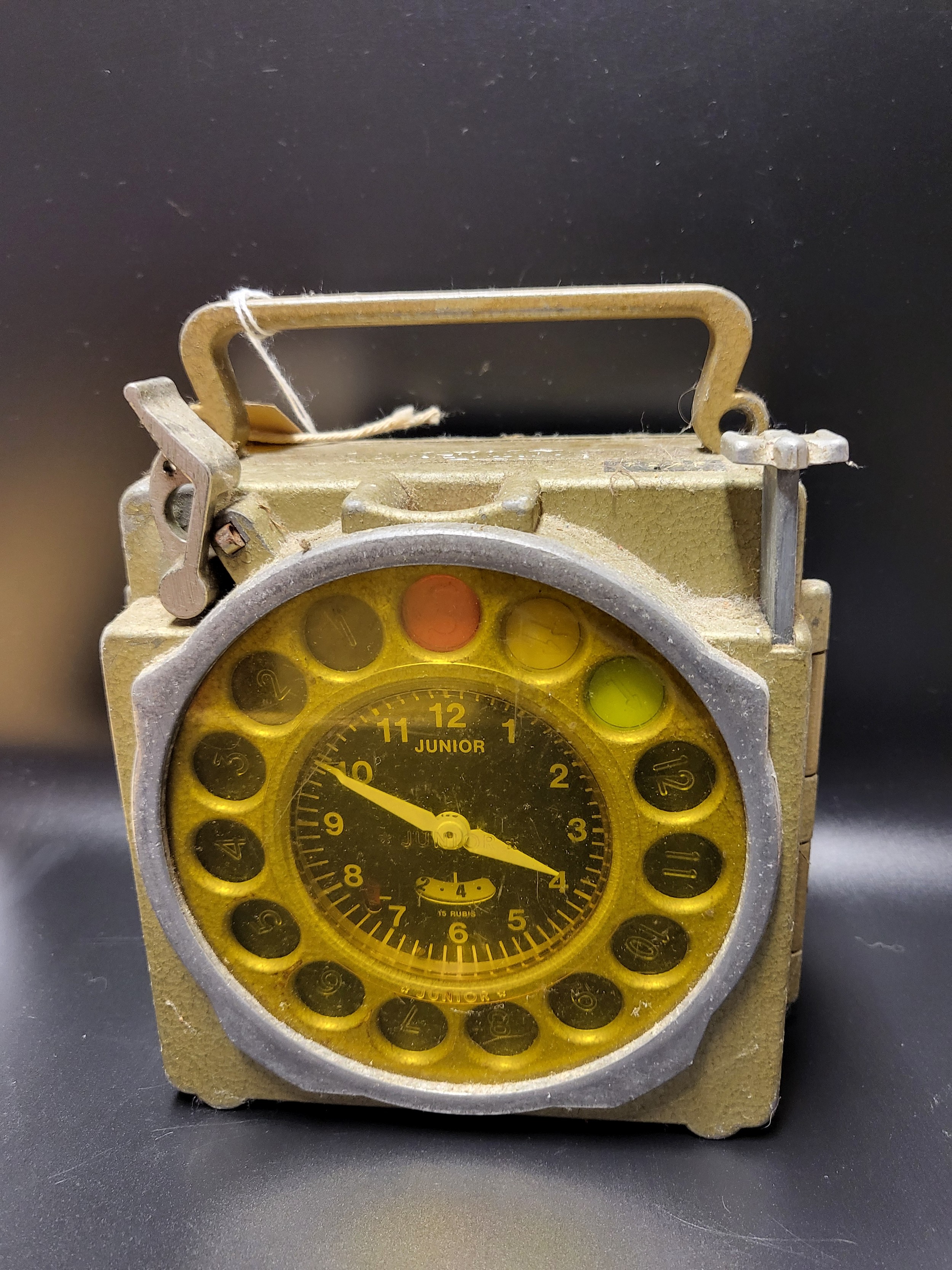 Two vintage 20th century pigeon racing clocks. (2) - Image 3 of 3