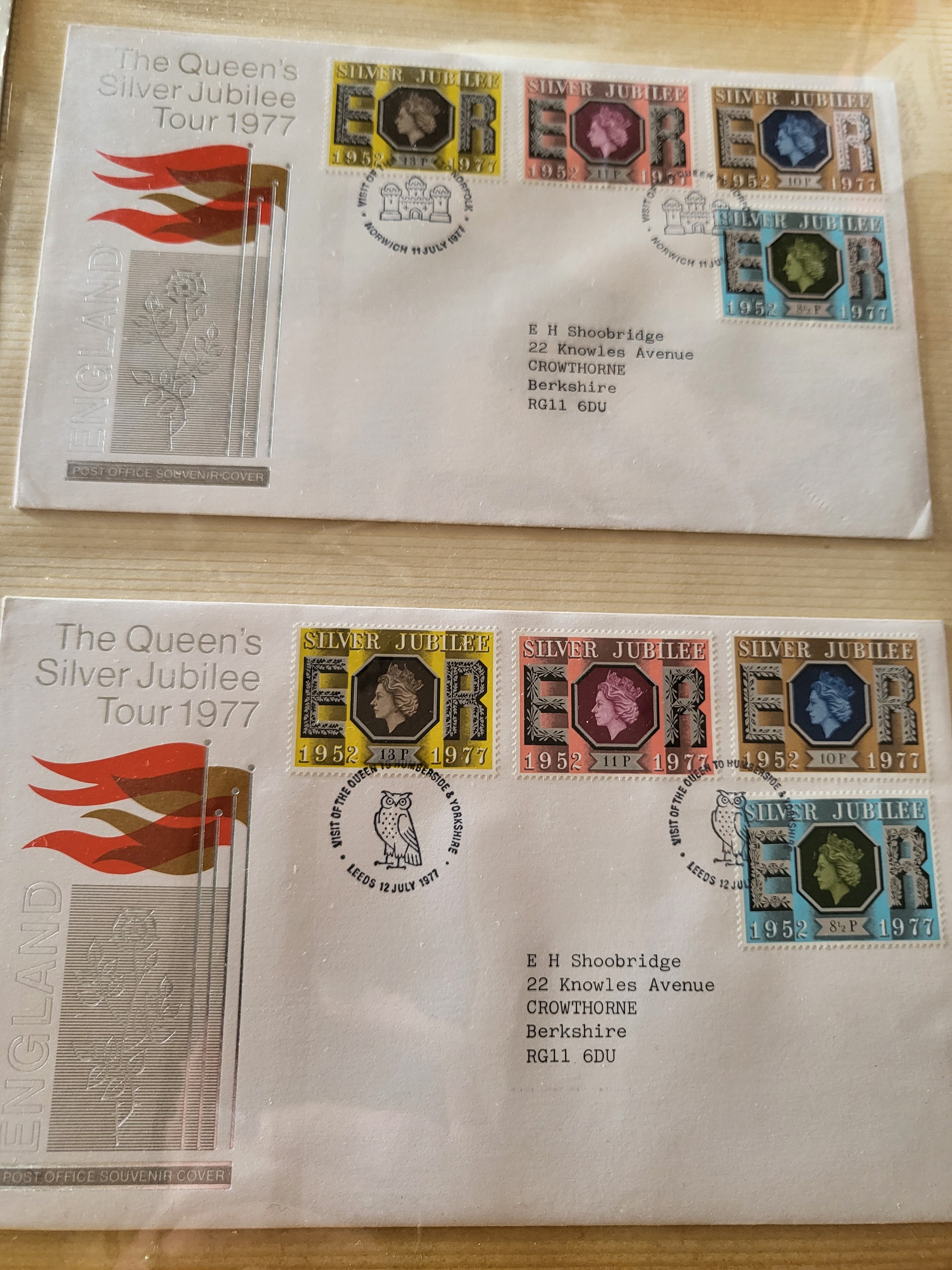 A collection of stamps and first day covers in six albums, two tins and loose envelopes including - Image 8 of 8