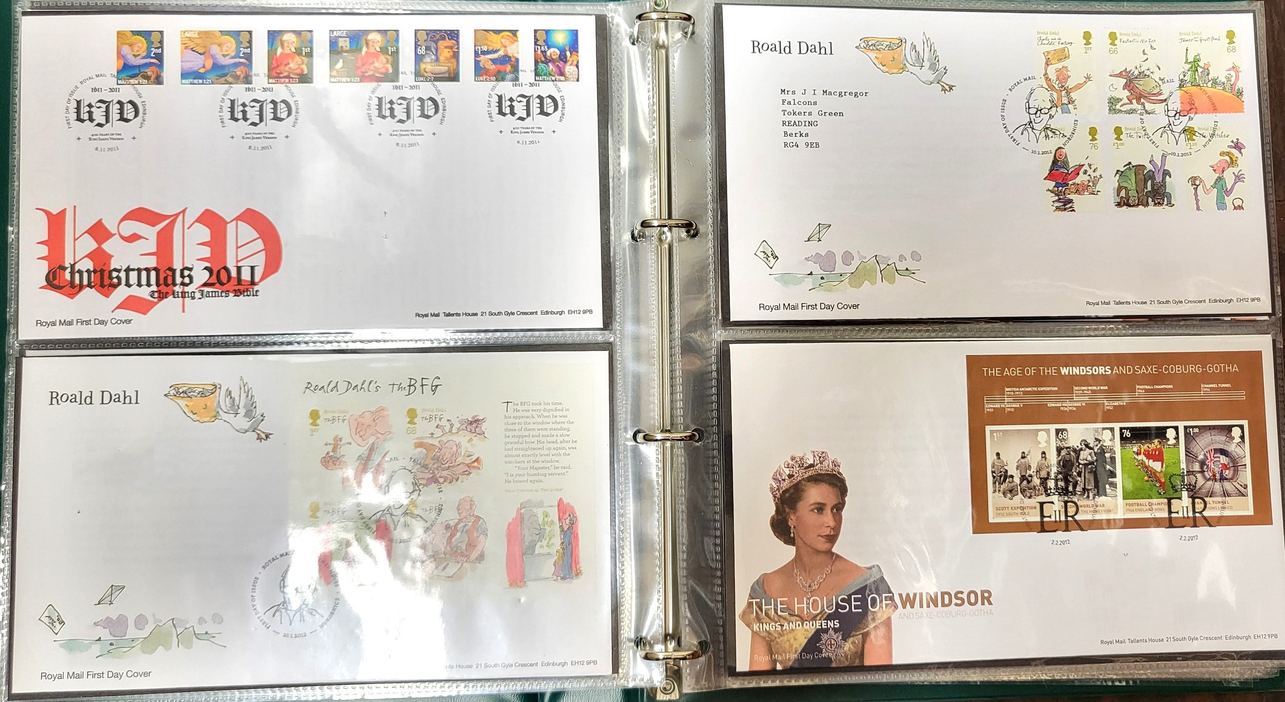 Two albums of First Day covers including: Book Five 2011 Classic Locomotives of England, Musicals, - Image 2 of 4