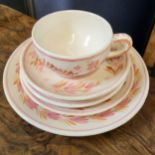 A Quimper pink and white diner and tea service (33)