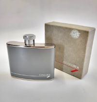 A Concorde hip flask in original box.