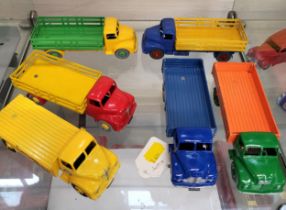 Six Dinky Toys Leyland Comet Lorries including Blue Circle Cement, all repainted. (6)