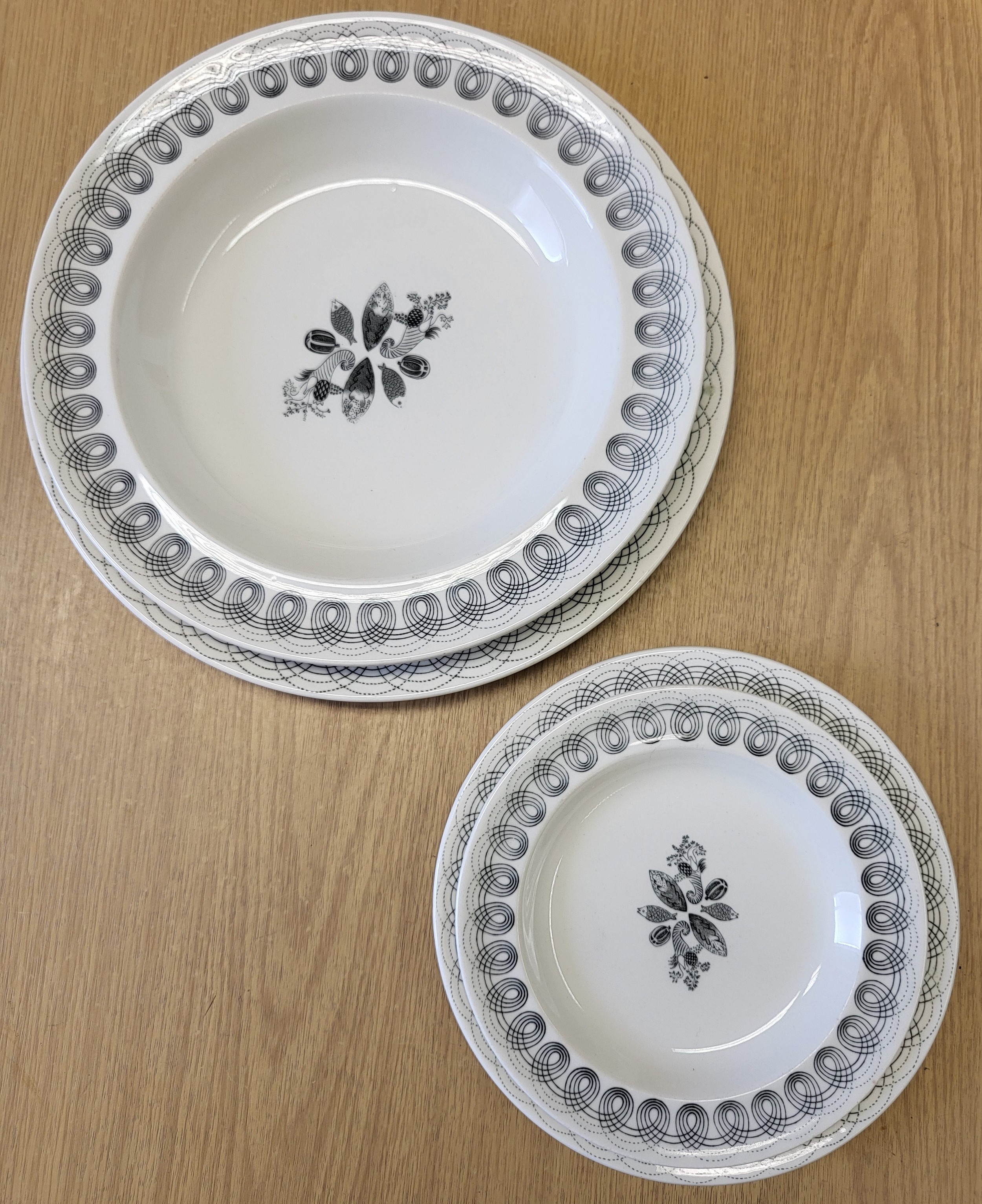 A group of Wedgwood items including a platter in the harvest Festival design by Ravilious together - Image 4 of 6