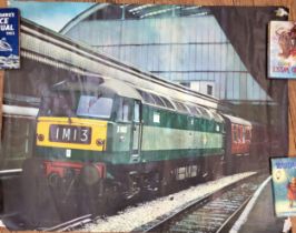 A Diesel train poster 102cm x 125cm