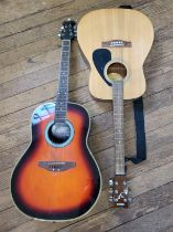 Two classic guitars.