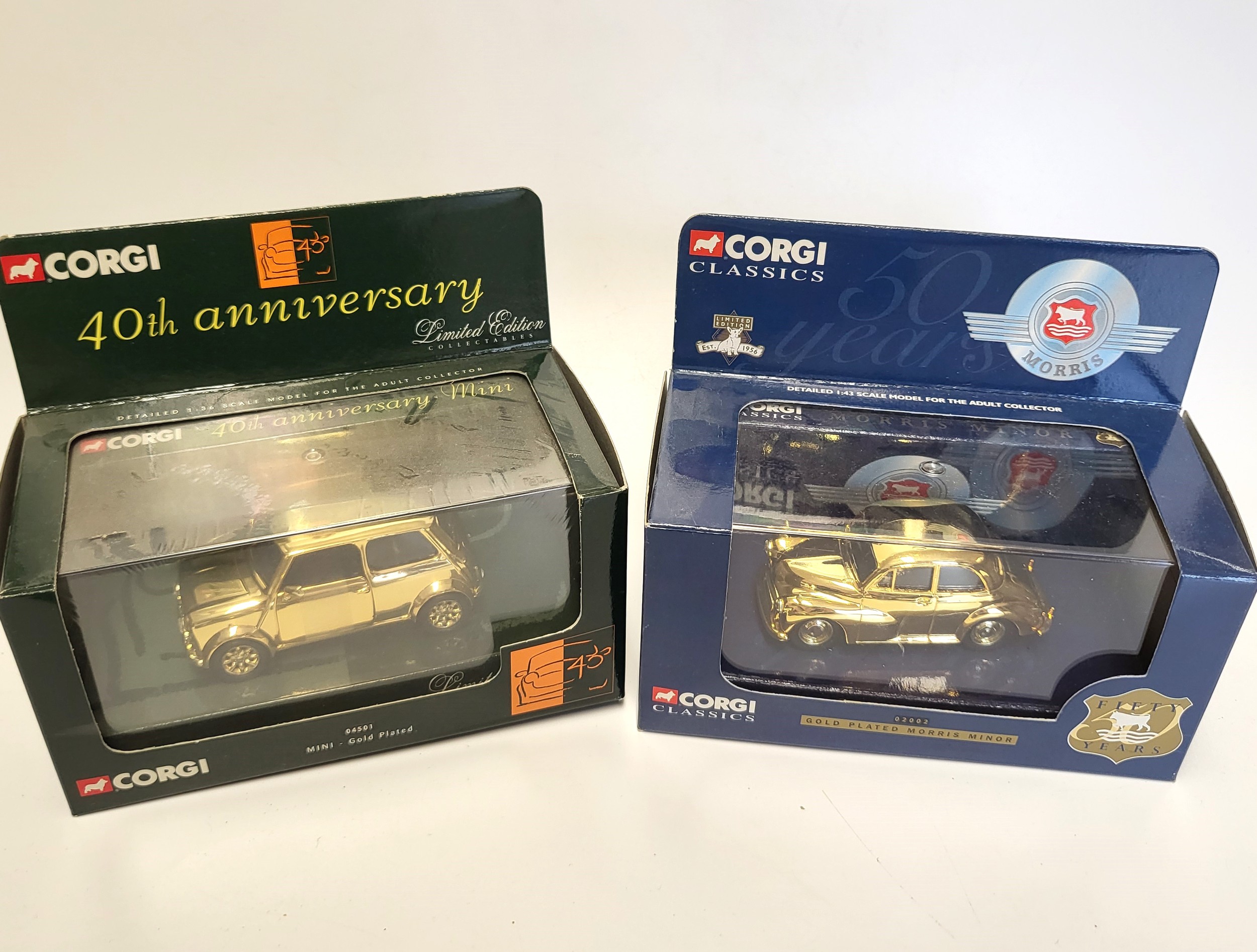 A Corgi 40th anniversary limited edition gold plated Mini, boxed, together with a Corgi classics 5 - Image 4 of 4