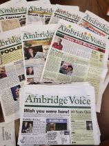 A quantity of the new style newspaper 'The Ambridge Voice' (Archers) No 8 to No 49 (2003-2013)