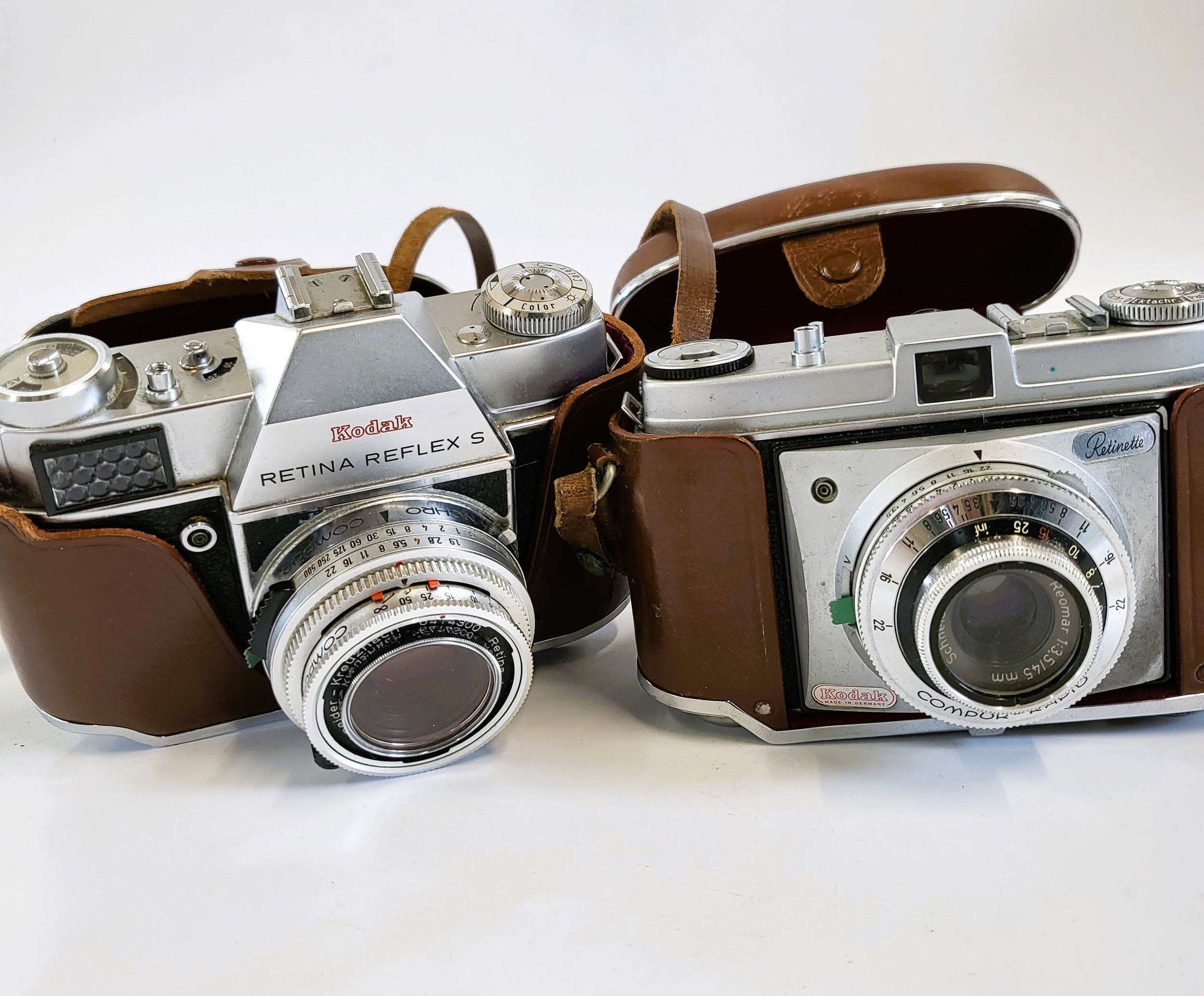 Group of cameras and video recorder including a Praktica LTL film camera and a Pentalon 2.8/28mm - Image 3 of 17