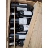 A wooden case of twelve bottles of Red Chateau la Clariere laithwaite, 2008