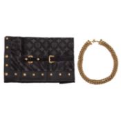 A Louis Vuitton silk scarf Featuring the iconic monogram design. Grey tones. 100% silk. 90cm x