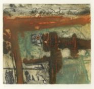 Peter Wray (b.1950) Where do you come from, where do you live, 1996 signed and dated collograph 28 x