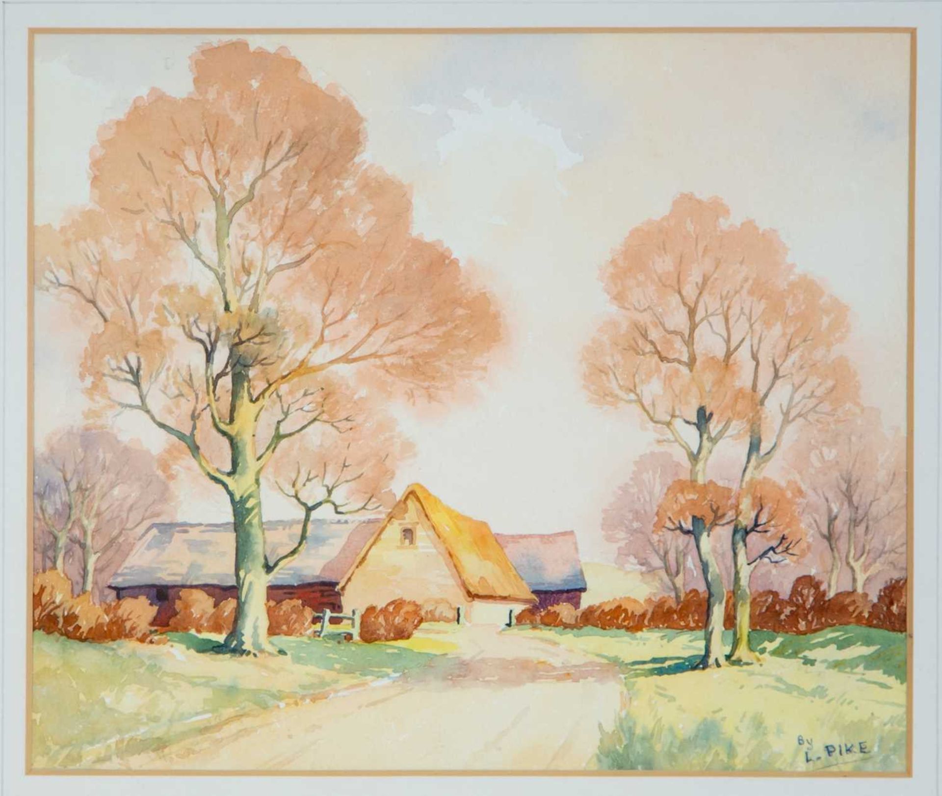 Ken Messer (1931-2018) A country lane signed watercolour, 41 x 31cm; and a further watercolour by - Bild 5 aus 6