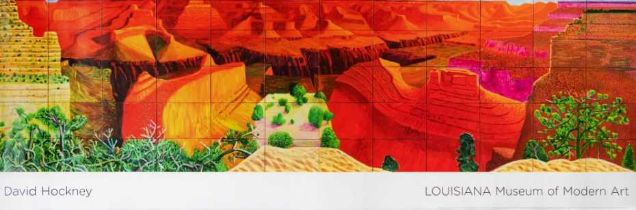 David Hockney (b.1937) A Closer Grand Canyon, 1998 for Louisiana Museum, Denmark off-set