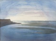 John Melville (1902-1986) Coastal View, 1973 signed and dated (lower right) watercolour 38 x 51cm.