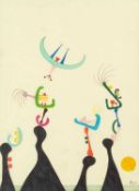 Desmond Morris (b.1928) ' Untitled, 2010 signed and dated (lower right) ink and watercolour on paper