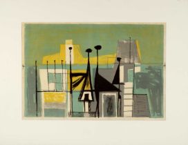 Henry Cliffe (1919-1983) Untitled, 1952 signed in pencil (lower right) lithograph 51 x 70cm. Anthony