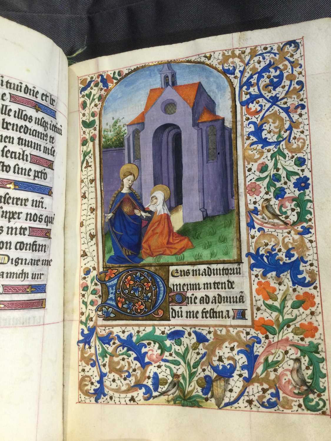 Illuminated medieval manuscript. Hours of the Virgin (Cistercian Use?). France, fifteenth century. - Image 22 of 27