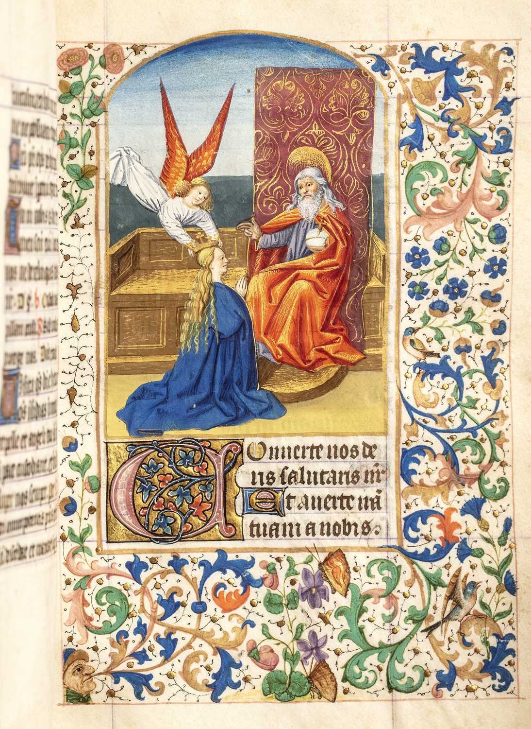 Illuminated medieval manuscript. Hours of the Virgin (Cistercian Use?). France, fifteenth century. - Image 6 of 27