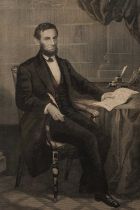 Dainty, John, Publisher 'Abraham Lincoln signing the Emancipation Proclamation 1864', after W.E.