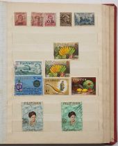 Six albums of 20th century British and world stamps to include Hong Kong