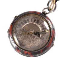 An early 18th century pair cased pocket watch by Stephen Rayner of London (1691-1730), having a