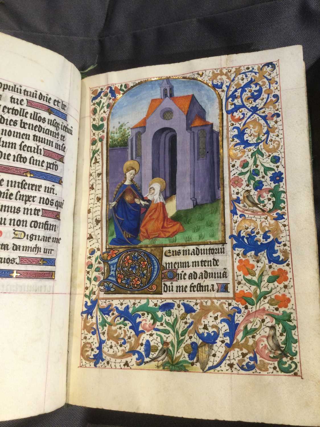 Illuminated medieval manuscript. Hours of the Virgin (Cistercian Use?). France, fifteenth century. - Image 21 of 27