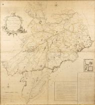 Maps to include Roxburgh Shire by Mathew Stobie 94cm x 106cm ten other small maps. (11)