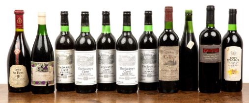 Collection of red wine to include five 75cl bottles of The Society's Claret, Bordeaux, a 75cl bottle