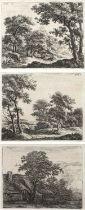 Anthonie Waterloo (circa 1610-1690) Three etchings of Dutch landscapes, scenes from Utrecht, the