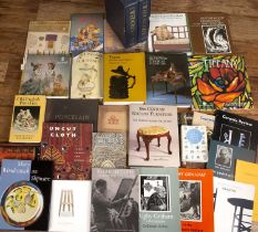 Collection of reference books, auction catalogues and magazines to include Mary Wondrausch on