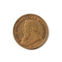 South Africa 1895 Gold ½ pond VF