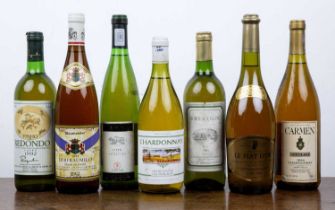 Collection of white wine to include a 750ml bottle of Vinho de Redondo, V Q P R D, 1992, Redondo,