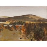 Attributed to John Miller (1931-2002) 'Cornish Landscape', oil on canvas, unsigned, 44.5cm x 60cm