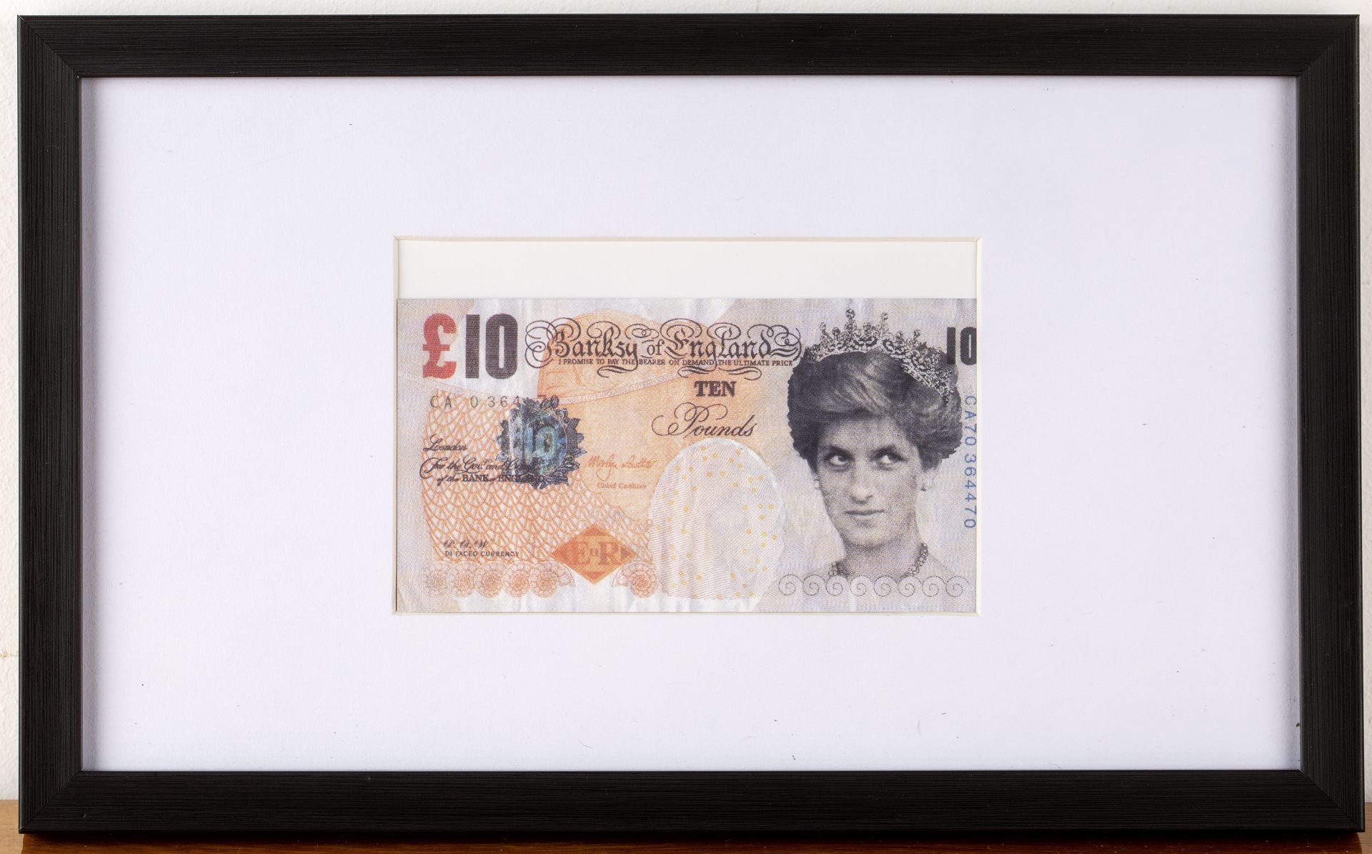 Banksy (b.1974) 'Di-Faced tenner', offset lithograph, 14cm x 7.5cm The note itself is in good - Bild 2 aus 11