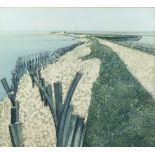 Philip Greenwood (b.1943) 'La Camargue I', watercolour, titled lower right, unsigned, 46cm x 50cm