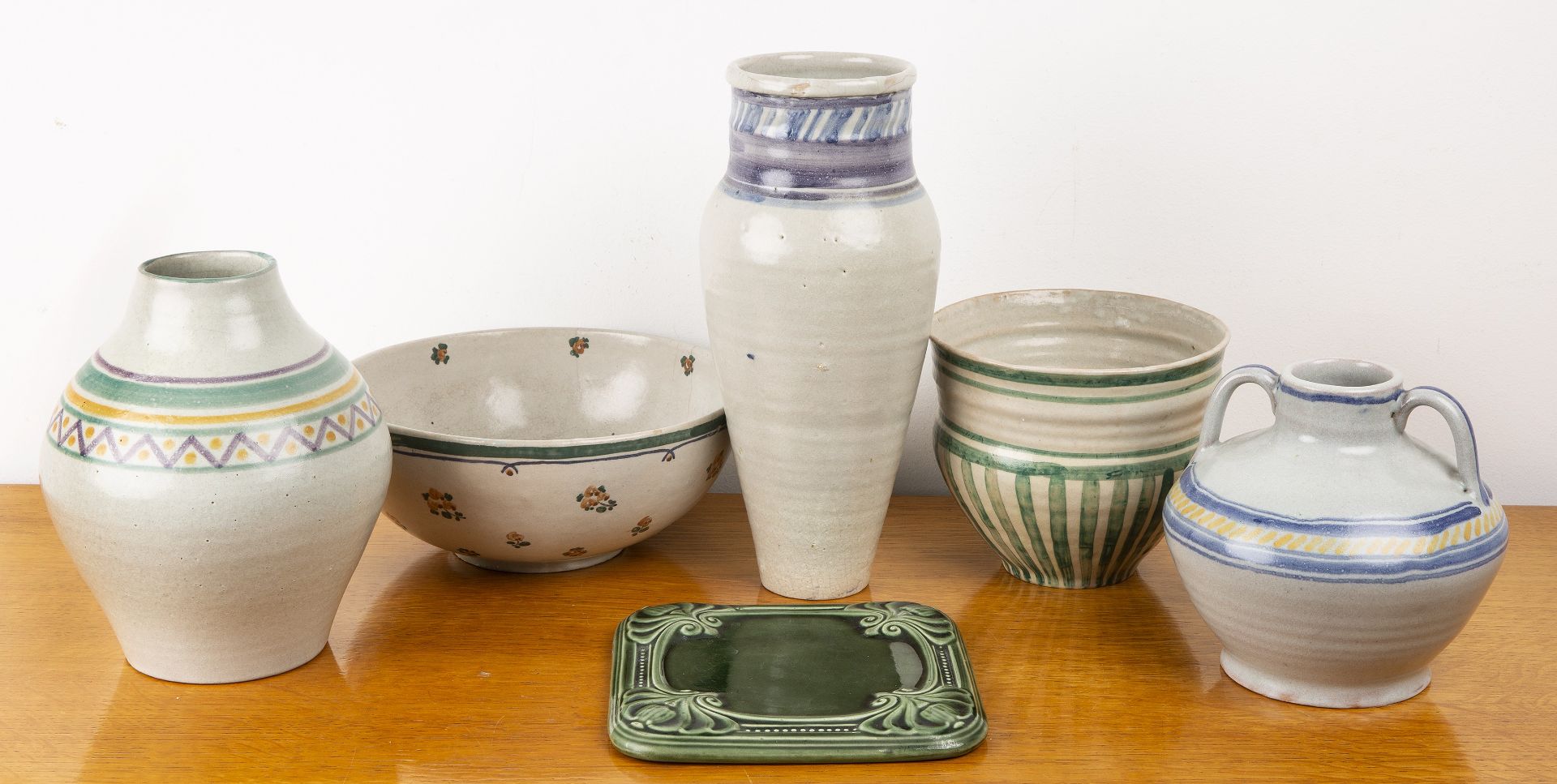 Carter & Co (Poole Pottery interest) and later pieces, including an early Carter & Co green glazed - Image 2 of 9