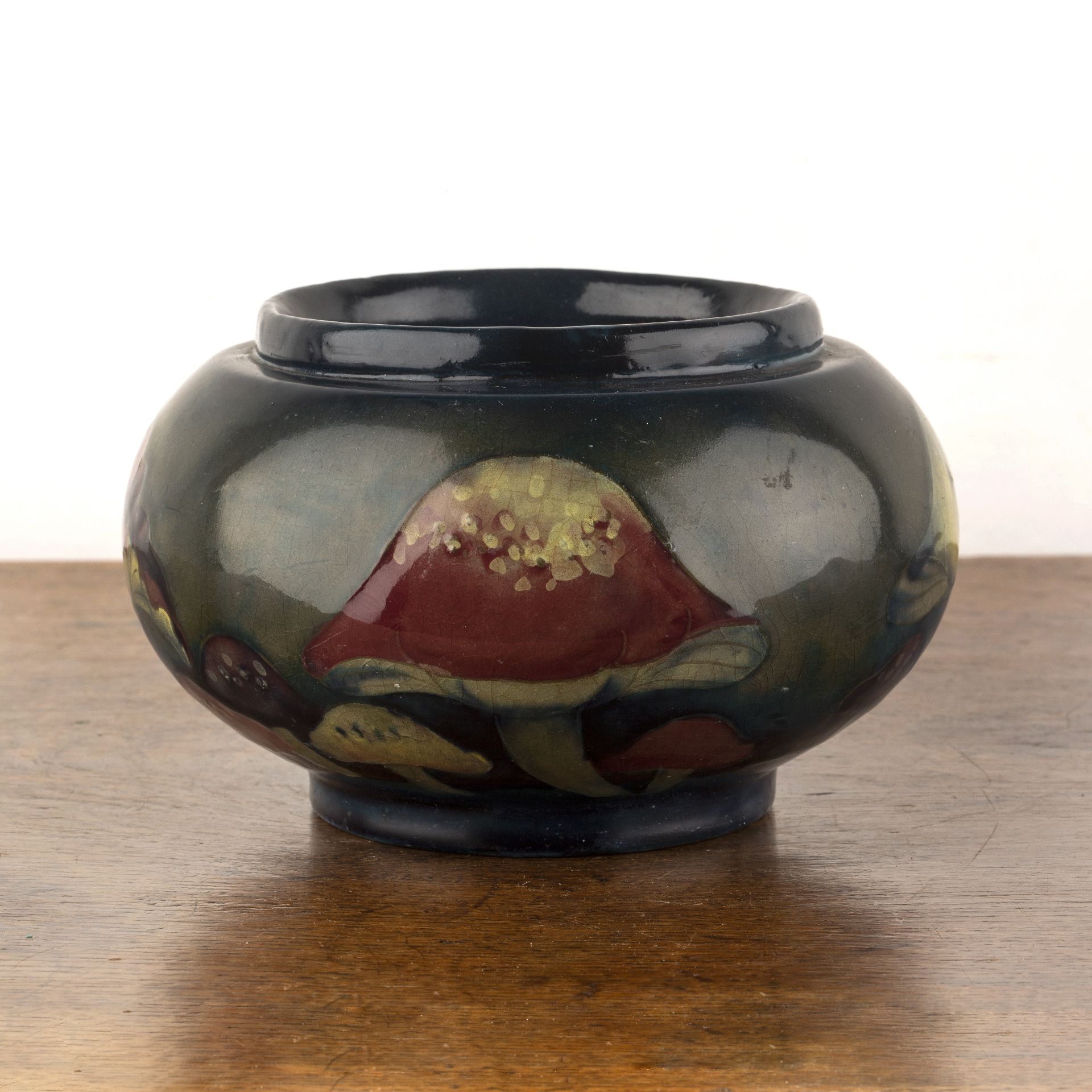 William Moorcroft (1872-1945) for Moorcroft Pottery 'Claremont' squat vase, impressed marks and - Image 5 of 5