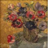 Brown (20th Century School) 'Still life vase of flowers', oil on panel, signed and dated 1940