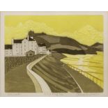 John Brunsdon (1933-2014) 'Criccieth', etching and aquatint, artist proof, numbered 2/10, signed