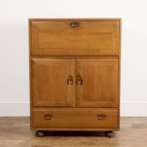 Luciano Ercolani (1888-1976) for Ercol elm, 'Windsor' model no. 469 side cabinet, with fitted