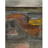 Malcolm Bennett (b.1942) 'Arromanches', mixed media on panel, titled to the reverse, signed lower